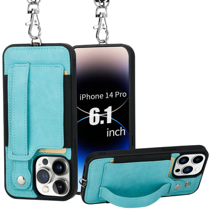 TOOVREN for iPhone 14 Pro Max Wallet Case iPhone 14 Pro Max Case with Card Holder Phone Lanyard PU Leather iPhone 14 Pro Max Case with Stand iPhone 14 Pro Max Case for Women & Men