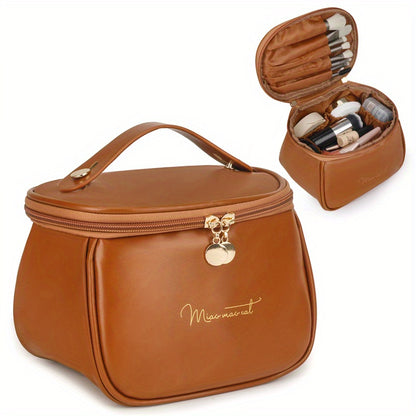 Women's Zipper Makeup Bag, Travel Storage Organizer, Toiletry Wash Bag, Simple Portable Bag